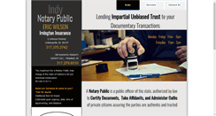 Desktop Screenshot of indynotarypublic.com